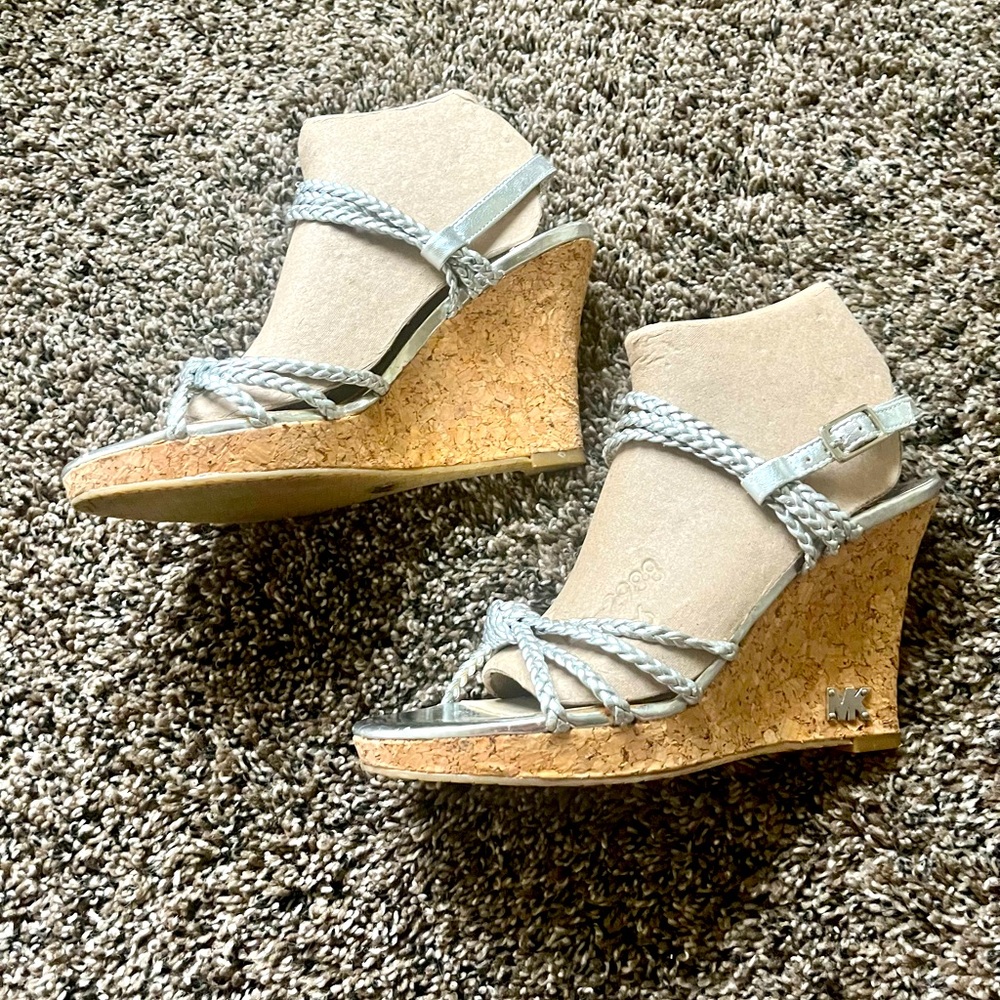 Michael Kors Cork Wedge Sandals